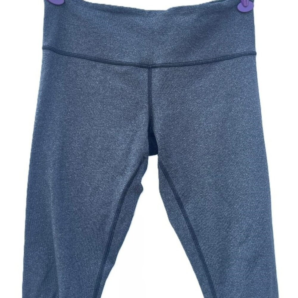 Lululemon Wunder Under 21" Cropped Legging Size 6 - Grey